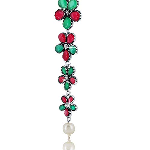 Women's Combo German Oxidized Long Earrings, Stylish Gift
